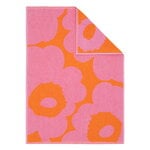Marimekko Unikko käsipyyhe, 50 x 70 cm, oranssi - vaaleanpunainen