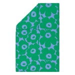 Marimekko Housse de couette Unikko, 135-140 x 200 cm, bleu clair - vert