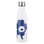Marimekko Unikko drinking bottle, 500 ml, white - blue