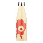 Marimekko Unikko drinking bottle, 500 ml, sand - orange red