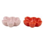 Marimekko Unikko Schale, 11 cm, 2 Stk., pink - orange rot