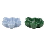 Marimekko Unikko Schale, 11 cm, 2 Stk., hellblau - grün
