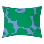 Marimekko Unikko tyynyliina, 50 x 60 cm, vaaleansininen - vihreä