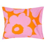 Marimekko Unikko tyynyliina, 50 x 70-75 cm, oranssi - vaaleanpunainen