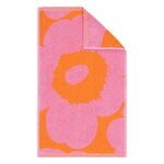 Marimekko Unikko serviette d'invité 30 x 50 cm, orange - rose