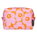 Marimekko Vilja Mini Unikko Kosmetiktasche, orange - pink