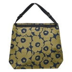 Marimekko Neat Crossbody Unikko Schultertasche, L, olivgrün - dunkelblau
