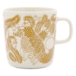 Marimekko Oiva - Tazza Piirto Ketunmarja, 4 dl, bianco - marrone bronzo
