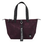 Marimekko Tote Unikko shoulder bag, M, burgundy - dark burgundy