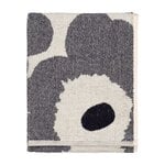 Marimekko Unikko hand towel, 50 x 70 cm, off-white - blueberry