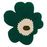 Marimekko Unikko Badematte, smaragd - gebrochen weiß - maulwurfsgrau