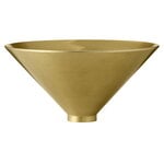 Platters & bowls, Taper bowl, brass, Gold