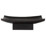 Platters & bowls, Relevé platter, dark brown, Brown