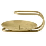 Clip candle holder, brass