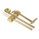 Clip candle care kit, brass