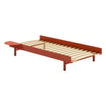 Moebe Bed, 90-180 cm, terracotta