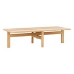 Moebe Rectangular coffee table, 115 cm, oak