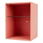 Shelving units, Ripple bathroom cabinet, 151 Rhubarb, Pink