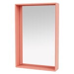 Bathroom mirrors, Shelfie mirror, 46,8 x 69,6 cm, 151 Rhubarb, Pink