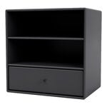 Shelving units, Montana Mini module with 1 drawer, 04 Anthracite, Gray