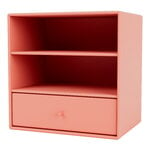 Montana Furniture Montana Mini Modul mit 1 Schublade, 151 Rhubarb