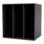 Shelving units, Montana Mini module with vertical divisions, 04 Anthracite, Grey