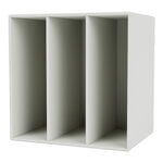 Shelving units, Montana Mini module with vertical divisions, 09 Nordic, Grey