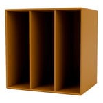 Shelving units, Montana Mini module with vertical divisions, 142 Amber, Orange