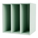 Shelving units, Montana Mini module with vertical divisions, 161 Mist, Green