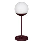 Lampes de table, Lampe de table Mooon! Max, 41 cm, cerise noire, Rouge