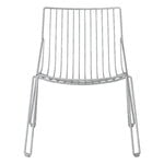 Outdoor lounge chairs, Tio easy chair, hot dip galvanized, Silver