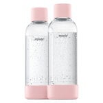 Gasatori per acqua, Bottiglia Mysoda da 1 L, 2 pz, rosa, Rosa