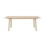 Muuto Table extensible Earnest, 205 x 100 cm, chêne huilé