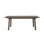 Muuto Earnest extendable table, 205 x 100 cm, dark oiled oak