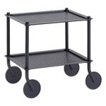 Kitchen carts & trolleys, Flow trolley, 2-layer, blue-grey, Grey