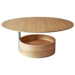 Parasol coffee table, L, oak