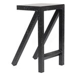 Kontorsstolar, Bureaurama barstol, 74 cm, svart - vita stänk, Svart