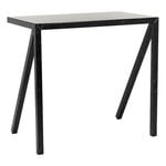 Tables de bureau, Table haute Bureaurama, 102,5 cm, noir - blanc moucheté, Noir