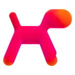 Kids' furniture, Puppy, L, fuchsia - orange velvet, Orange