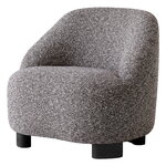 Margas LC1 lounge chair, black lacquered oak - Zero 0011