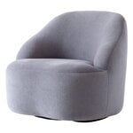 Margas LC2 lounge chair, swivel, black - Gentle 133