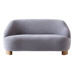 Sofas, Margas LC3 2-seater sofa, oiled oak - Gentle 133, Grey