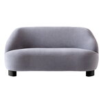 Sofas, Margas LC3 2-seater sofa, black lacquered oak - Gentle 133, Black