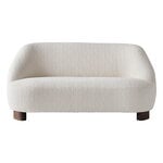 Sohvat, Margas LC3 2-istuttava sohva, pähkinä - Karakorum 001, Valkoinen