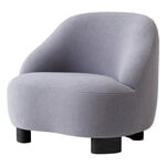 Fauteuils, Fauteuil Margas LC1, chêne laqué noir - Gentle 133, Noir