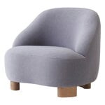 Armchairs & lounge chairs, Margas LC1 lounge chair, oiled oak - Gentle 133, Grey