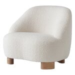 Armchairs & lounge chairs, Margas LC1 lounge chair, oiled oak - Karakorum 001, White