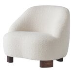 Armchairs & lounge chairs, Margas LC1 lounge chair, walnut - Karakorum 001, White