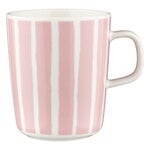 Marimekko Oiva - Piccolo mug, 2,5 dl, white - pink