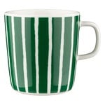 Marimekko Oiva - Piccolo mug, 4 dl, white - green